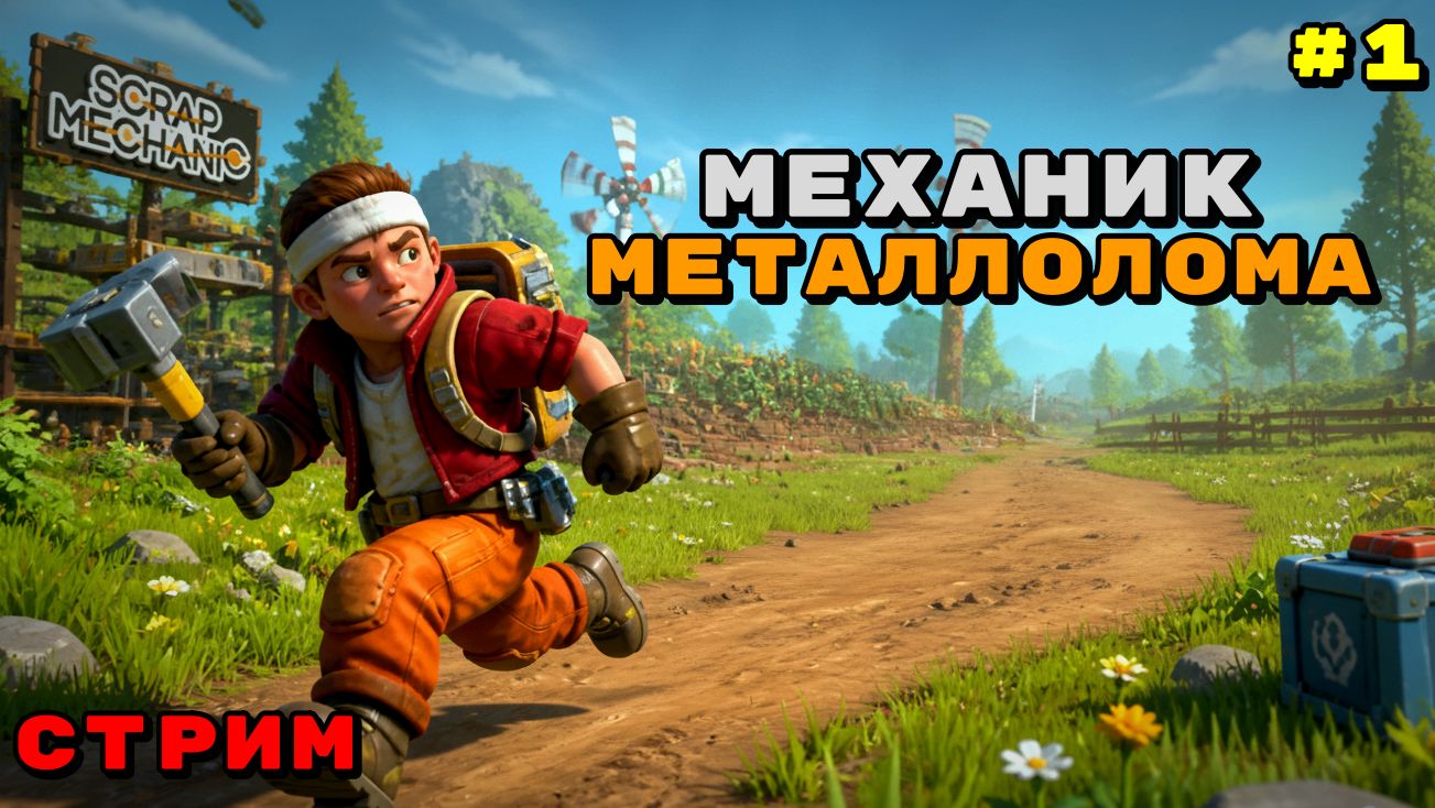 🔴ВЫЖИВАНИЕ В НОВОЙ ГЛАВЕ SCRAP MECHANIC🎮Scrap Mechanic #1 смотреть онлайн
