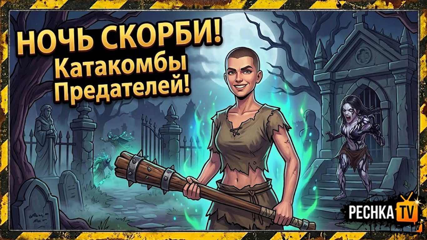 НОЧЬ СКОРБИ И КАТАКОМБЫ В GRIM SOUL! ВЫЖИВАНИЕ НОВИЧКА БЕЗ ДОНАТА В ГРИМ СОУЛ | Pechka TV смотреть онлайн