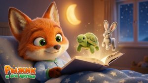 ⭐ Заяц и Черепаха 🐢 | Добрая Сказка на Ночь | Лисёнок Рыжик — Мультики  для детей