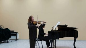 Irina Krasko plays R Schumann Sonata No 1 in A Minor, Op.105 part 3