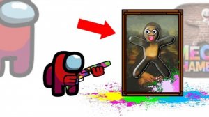 АМОНГ АС СРАЖАЕТСЯ С ПЕРСОНАЖАМИ МЕККА ХАМЕЛЕОН! НОВАЯ КРУТАЯ ИГРА Meccha Hameleon.