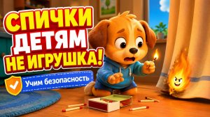 Спички детям не игрушка — песенка о пожарной безопасности для детей