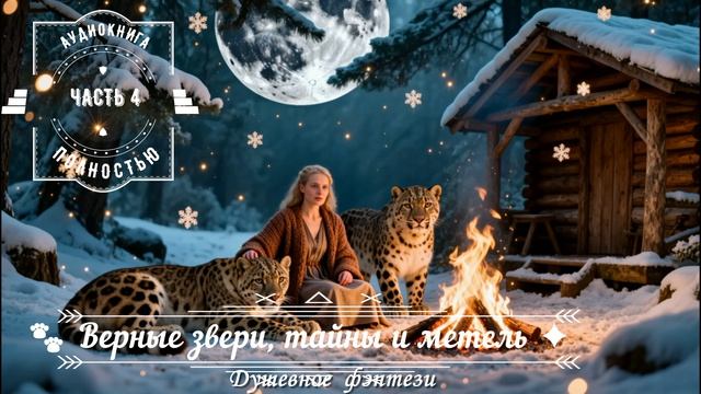 4️⃣🎧 АУДИОКНИГА ПОЛНОСТЬЮ🐾 Верные звери, тайны и метель ✦Душевное фэнтези ЧАСТЬ 4️⃣ смотреть онлайн