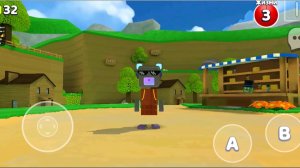 Мишка помощник в Super bear adventure