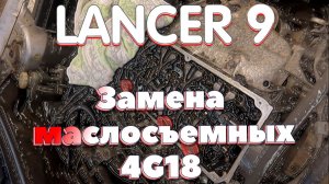 Замена маслосъемных колпачков 4g18 Lancer 9 1.6