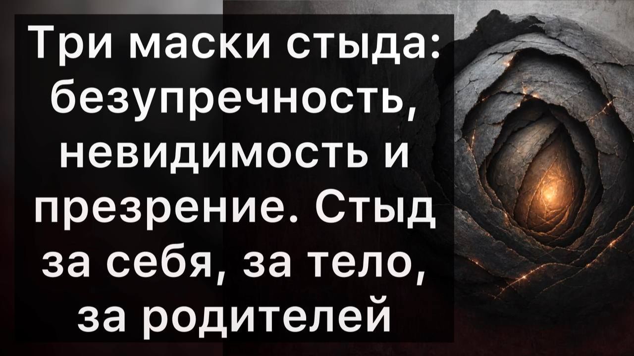 Три маски стыда: безупречность, невидимость и презрение. Стыд за себя, за тело, за родителей смотреть онлайн