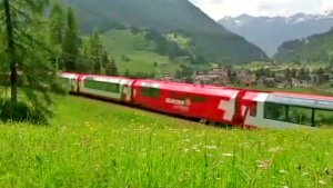 Швейцария: «Ледниковый экспресс»...🇨🇭