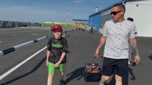 Норильск/ Встретили ребенка из отпуска/ Купаемся в озере на даче