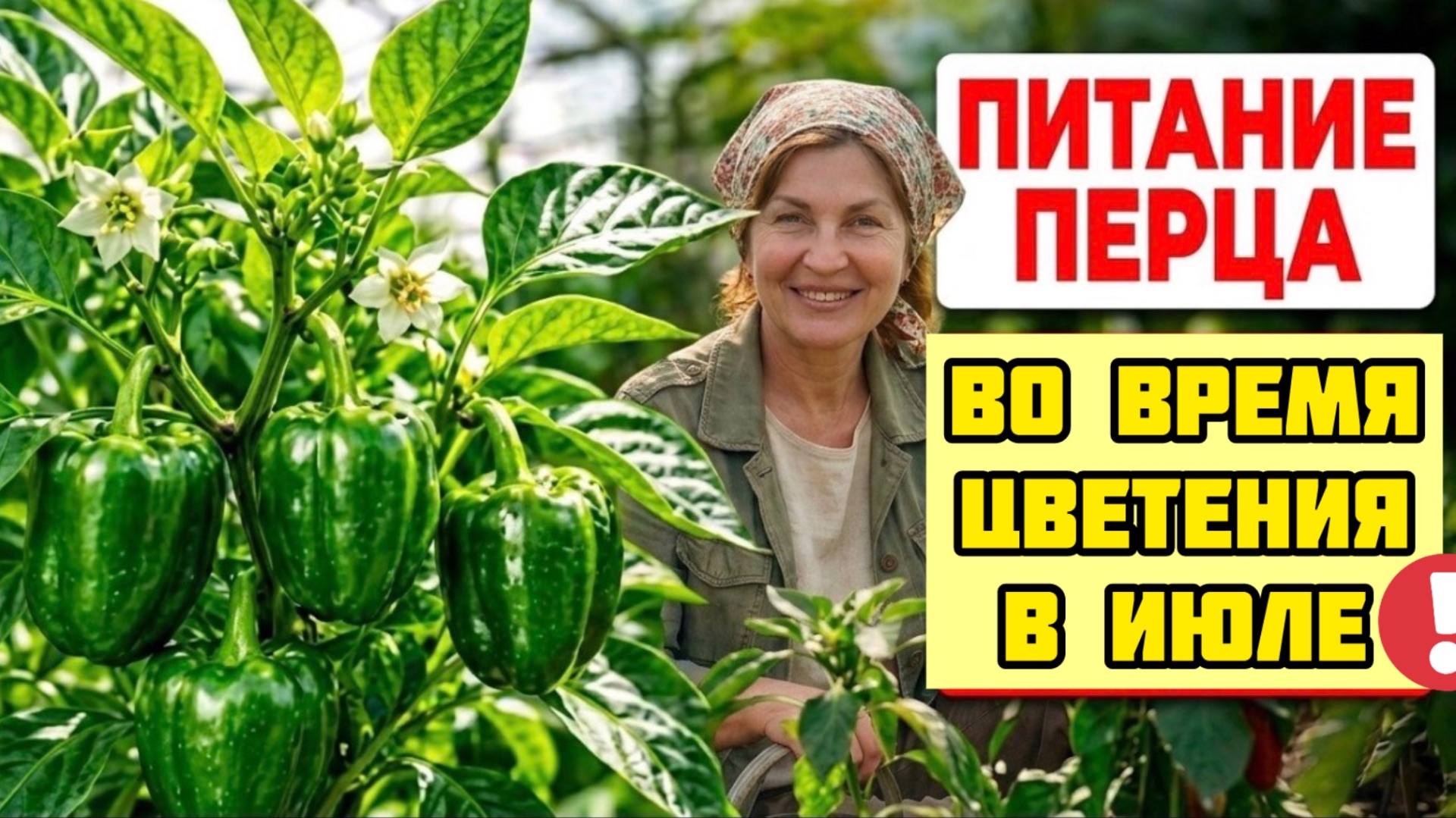 Перец цветёт, а завязи НЕТ? 1 подкормка в ИЮЛЕ - и плоды пойдут вместо ботвы! смотреть онлайн