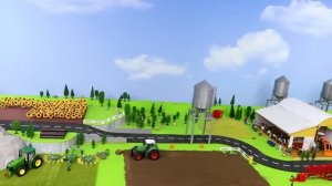 Игрушечные машинки для детей 🚜 Фермерские грузовики и тракторы для малышей