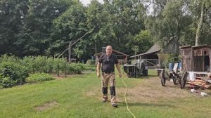ГРАД И ЛИВЕНЬ НА ХУТОРЕ СТРОИМ САРАЙ ПО СТАРИНКЕ И ДЕЛАЕМ СВОЮ ВАГОНКУ