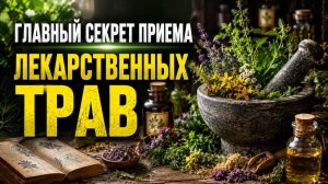 ГЛАВНЫЙ СЕКРЕТ ПРИЁМА ЛЕКАРСТВЕННЫХ ТРАВ