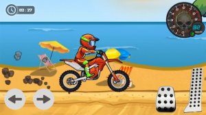 Moto X3M bike race game - Геймплей
