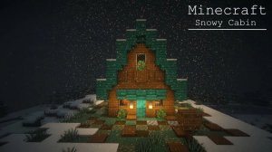 Как построить снежный зимний домик. ⛏️Гайд по Постройке