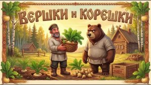 Вершки и корешки. Мультфильм сказка для детей.