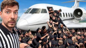 Мистер Бист. 100 Пилотов борются за частный самолёт. MrBeast