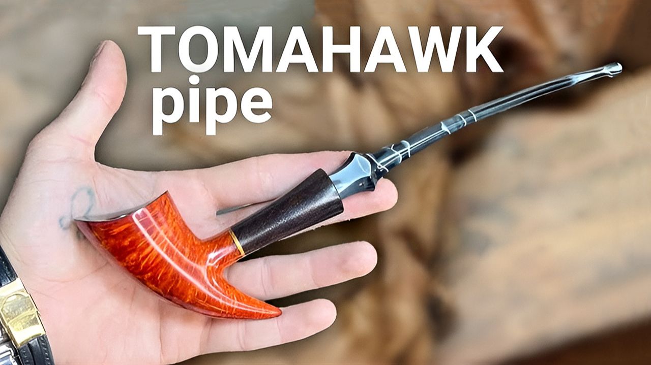 Tomahawk Pipe - Freehand Briar Pipe Making смотреть онлайн