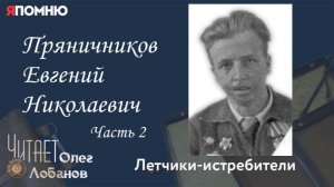 Пряничников Евгений Николаевич. Часть 2. Проект «Я помню» Артема Драбкина. Летчики истребители.