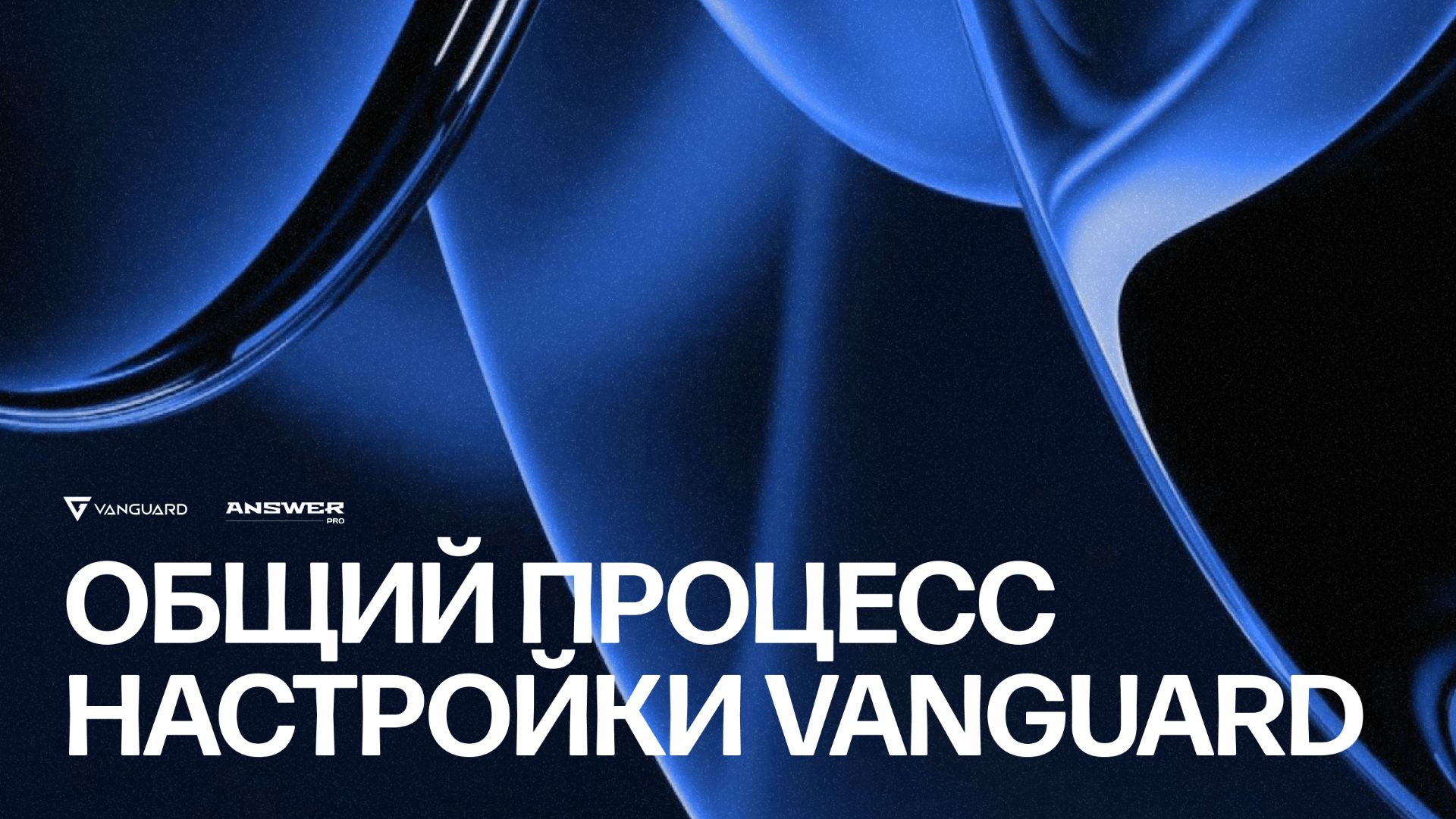 04 Общий процесс настройки VanGuard