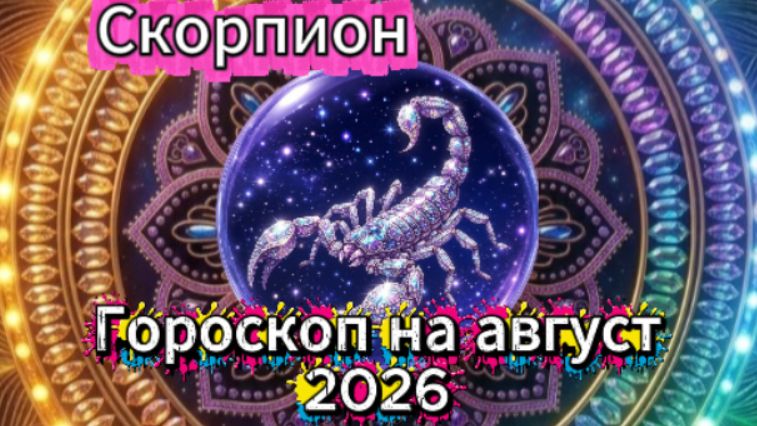 Скорпион! Гороскоп на август 2026 года!