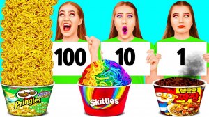 100 Слоев Еды Челлендж # Эпичная Битва с Едой