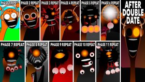 INCREDIBOX SPRUNKI: ФАЗЫ 1-11 НО ВСЕ 🔁 ПОВТОРЯЮТ DOUBLE DATE! 💘♾️