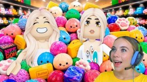 УБИРАЕМ АНТИСТРЕСС-ИГРУШКИ В МАГАЗИНЕ в ROBLOX! С АЛЁНОЙ