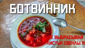 Ботвинник суп из ботвы листьев свеклы горячий рецепт