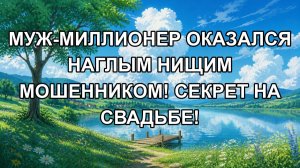Муж-миллионер оказался наглым нищим мошенником! Секрет на свадьбе!