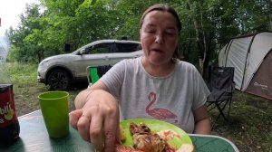 Мукбанг на природе. Видео от 10.07.2026