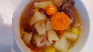 Тушёный картофель с консервированной лосятиной от тверских охотников и сельхозпроизводителей