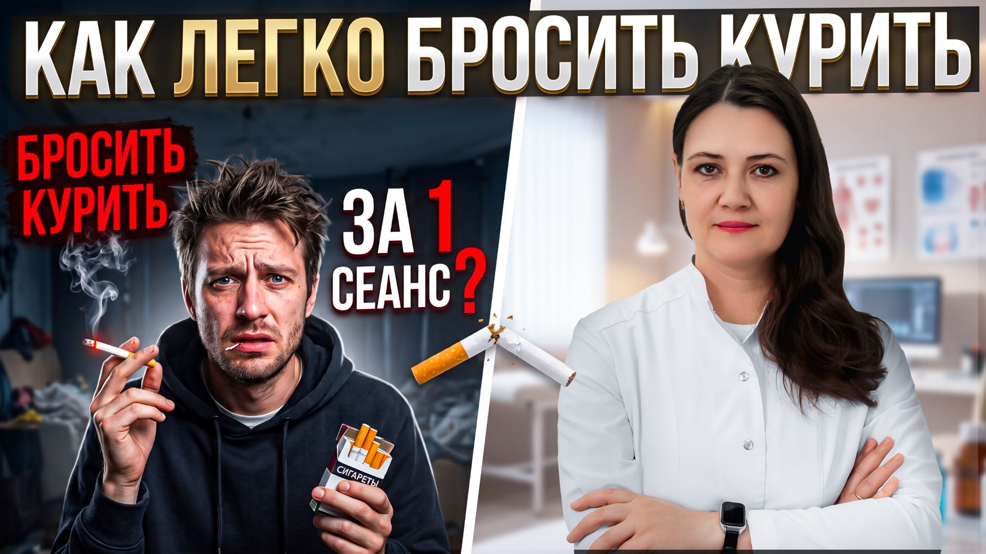 Как бросить курить за 1 сеанс