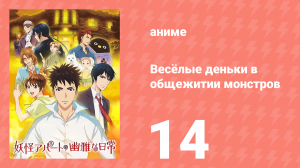 Весёлые деньки в общежитии монстров 1 сезон 14 серия «Поздняя ночь» (аниме-сериал, 2017)