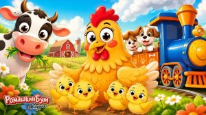 Мультики для малышей👶 СБОРНИК🥰ФЕРМА🚜ПАРОВОЗИК 🚂Учим животных🐎🐞