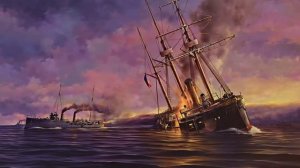 Ожившие полотнa (63). Морской бой в бухте Кальдера.