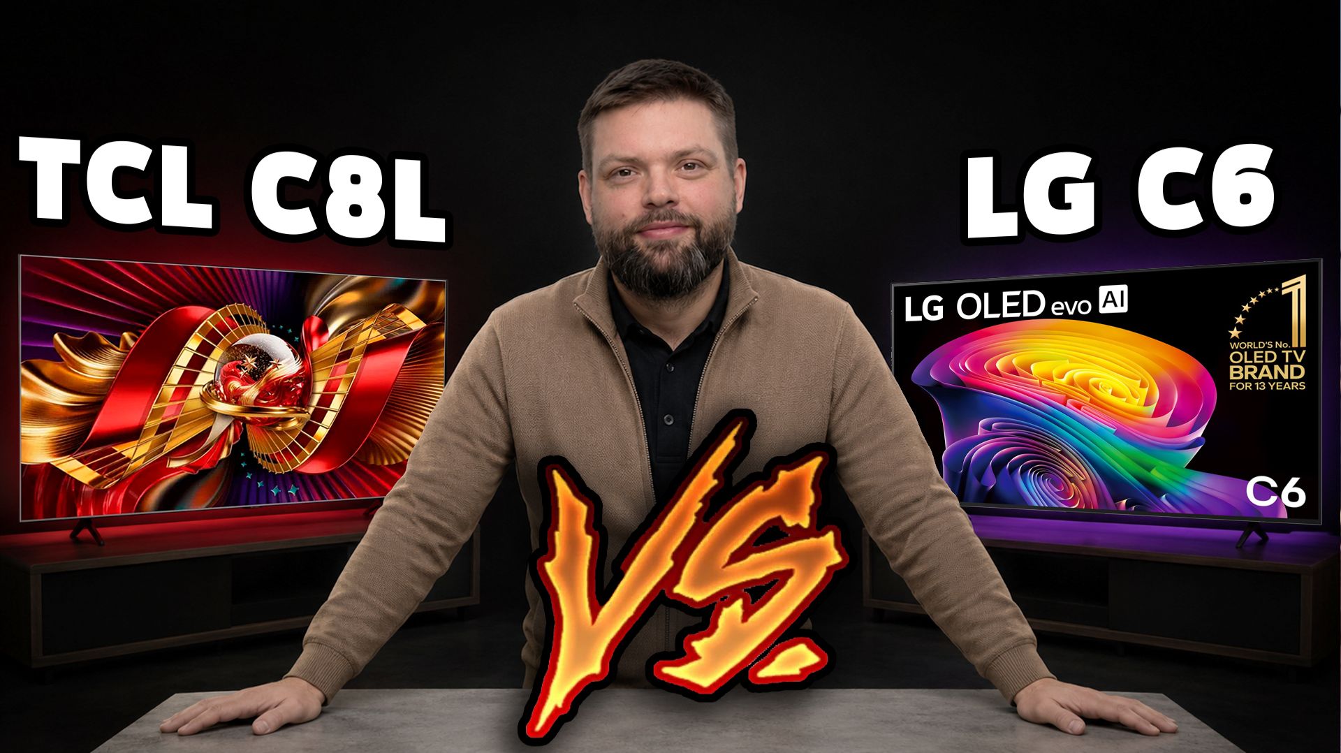 ⚡Битва лучших телевизоров 2026 - LG OLED C6 Vs. TCL Mini-LED C8L