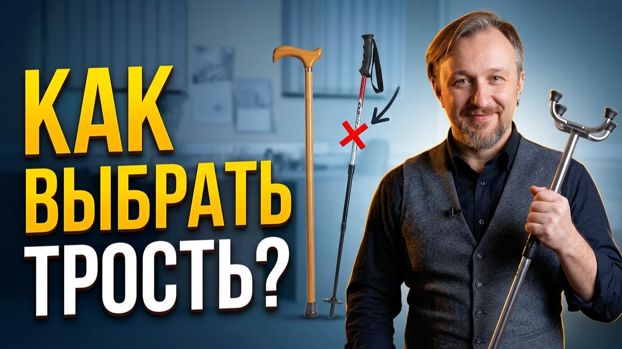 Как выбрать трость для пожилого человека: высота, виды и частые ошибки