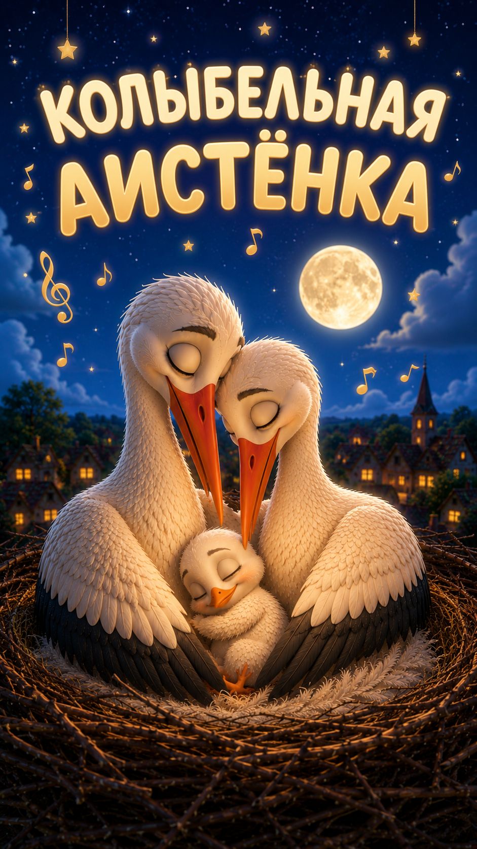 Колыбельная Аистёнка - Мульт Песенка   на ночь для малышей