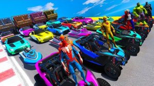 Гонка GTA V на квадроциклах, спортивных автомобилях, гидроциклах Mercedes Benz BMW M4