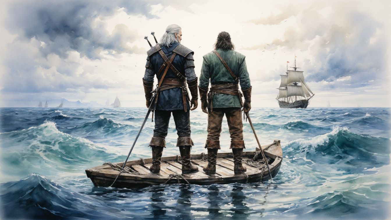 Ведьмак на плоту: Плотва превратилась в плот! Проходим Raft [1]