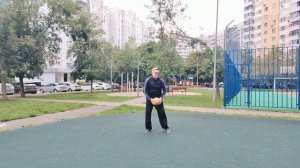 Разминка с шаром Тайцзи весом 2.5 кг и диаметром 20 см