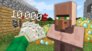 ЧТО КУПИТ ЖИТЕЛЬ НА 10000 РУБЛЕЙ В МАЙНКРАФТ | Риколит Minecraft