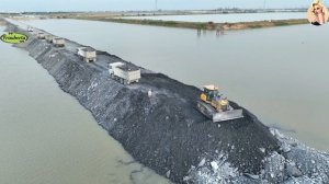 Строительство, дороги на озере, высотные съёмки