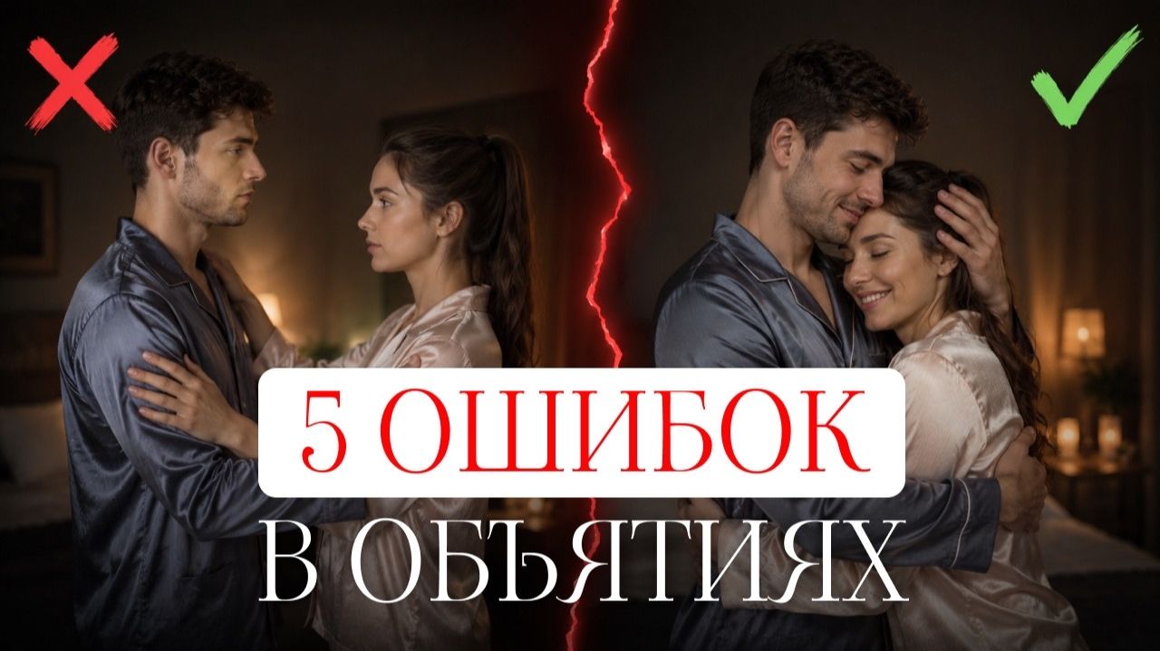 Не обнимай мужчину так! 5 ошибок в объятиях
