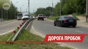 Пробки образуются на выезде на Култукский тракт из-за сужения дороги
