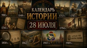 КАЛЕНДАРЬ ИСТОРИИ 28 ИЮЛЯ