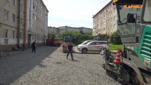 Во дворах Магадана идет комплексное благоустройство