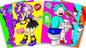 ЛИЛИ ЛАВБРЕЙДЗ И РОРИ РЕДКЕЙП — POPPY PLAYTIME | СТИКЕРБУК СДЕЛАЙ САМ