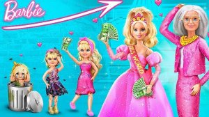 Барби из бедной в богатую! 34 идеи для кукол