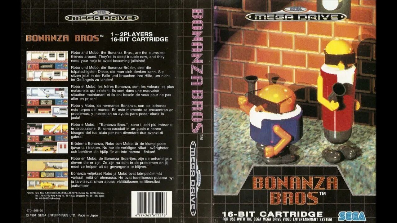 Bonanza Bros (Genesis) смотреть онлайн